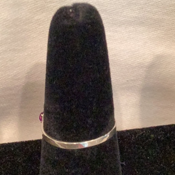 Amethyst ring in925 silver - Picture 4 of 5